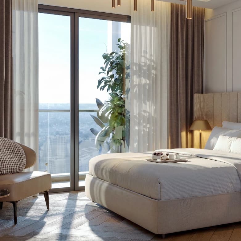 SOBHA OneWorld master bedroom interior